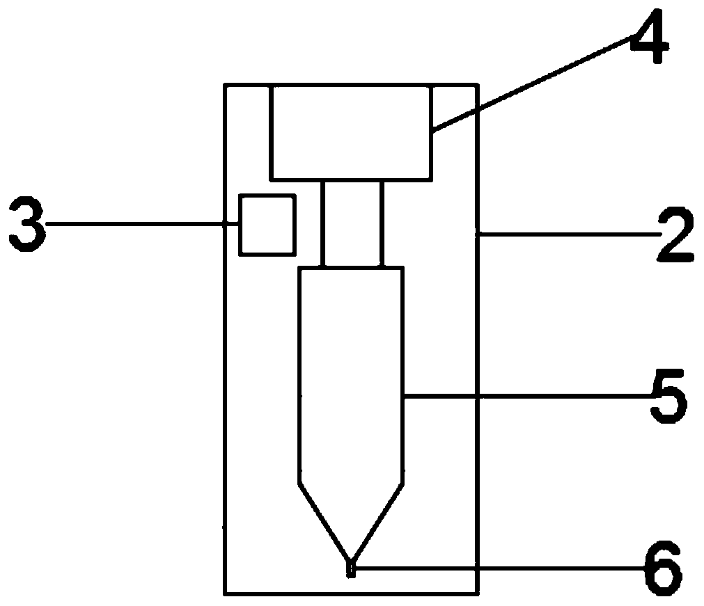 A casing oiling device for stepping motor oiling