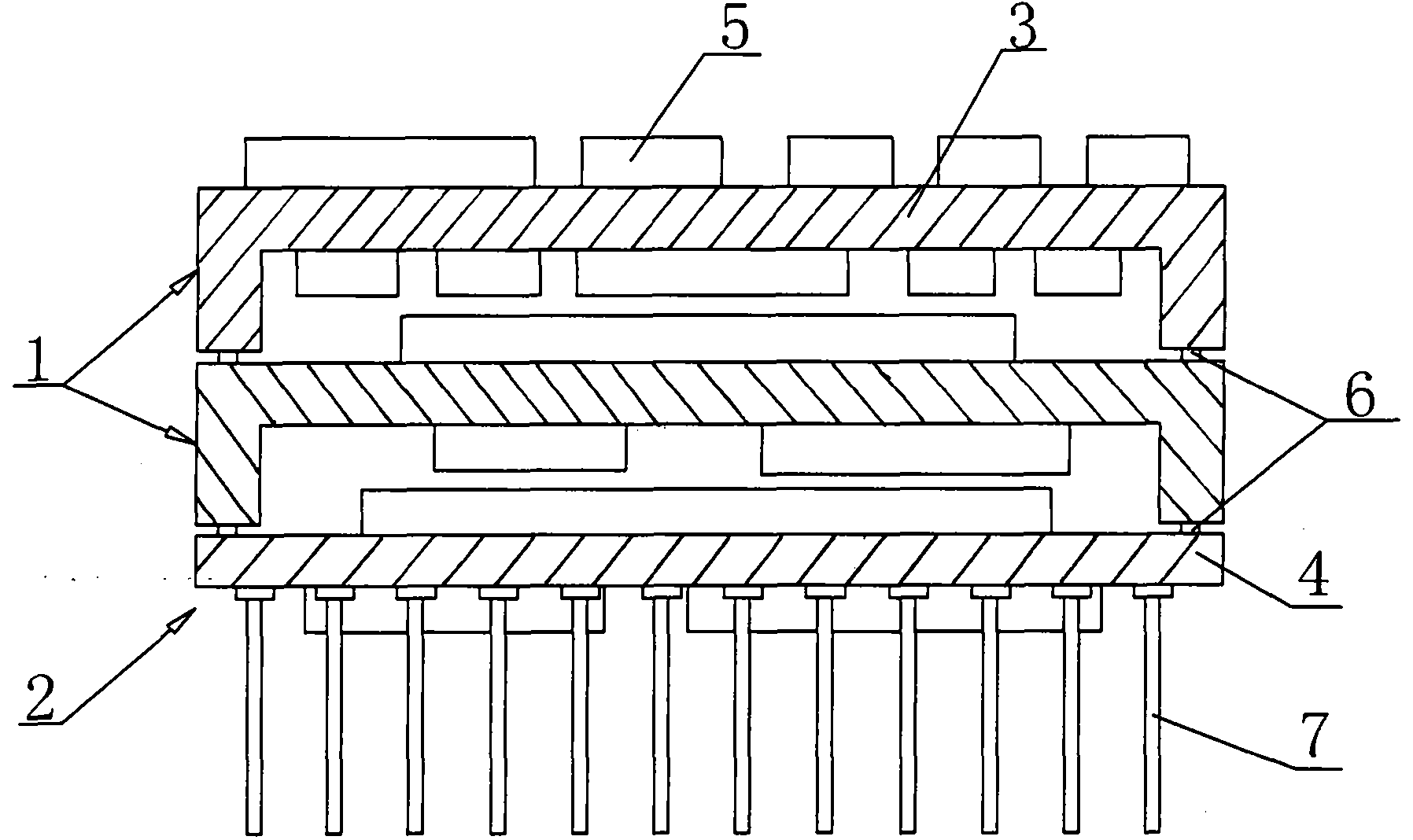 Multi-module packaged component