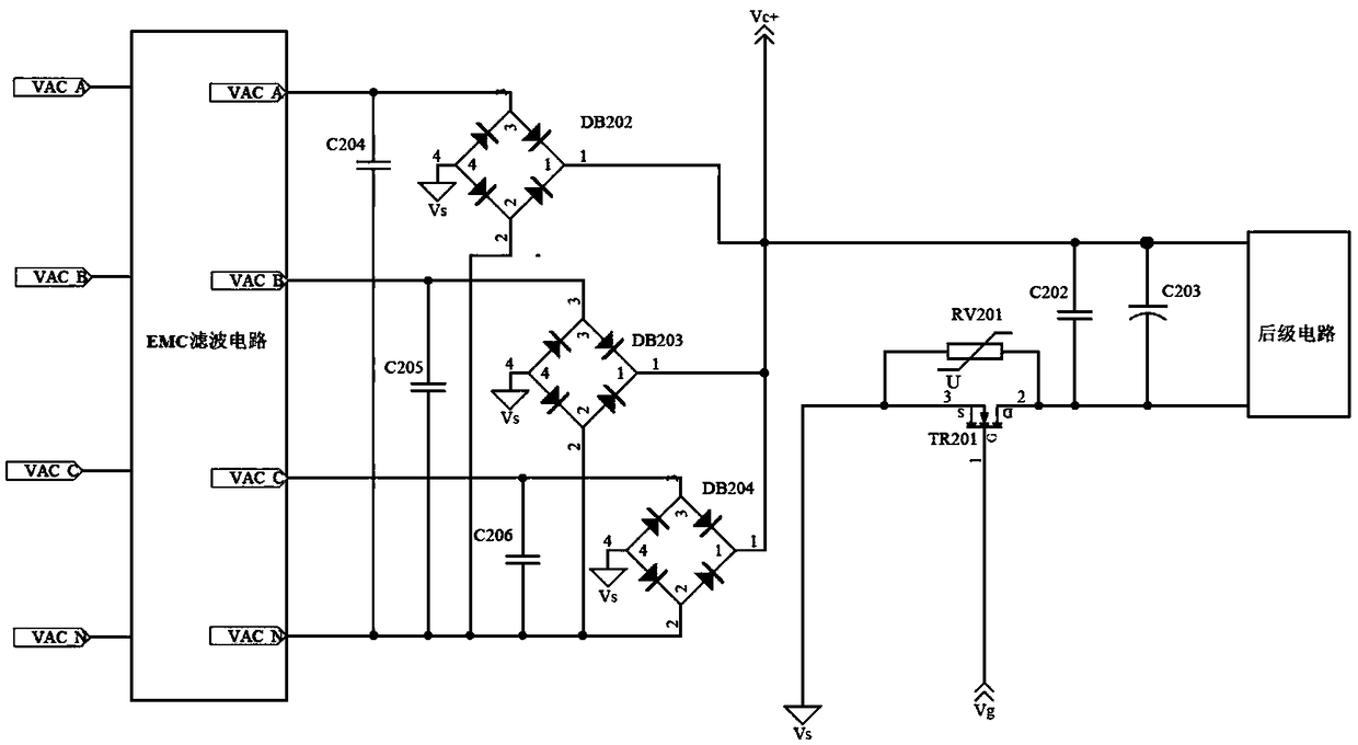 Input overvoltage protection circuit