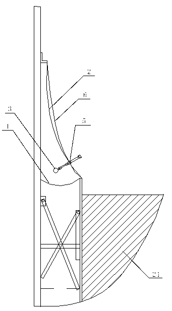 Mounting method of external floating roof oil tank active protection system