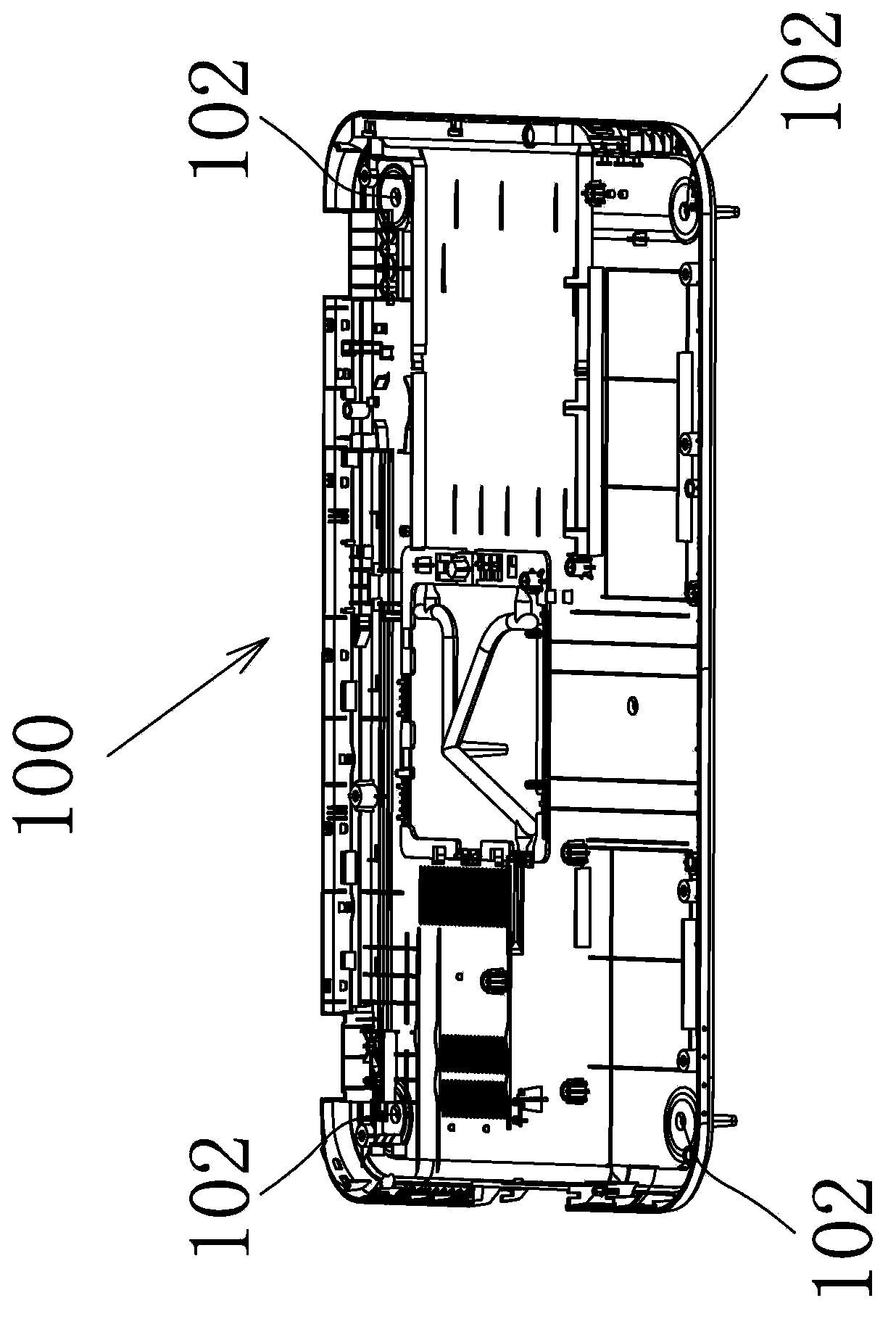 Fully-automatic feeding point front and back milling equipment