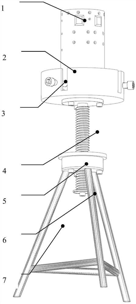 Fixing device for projectile product cabin section welding