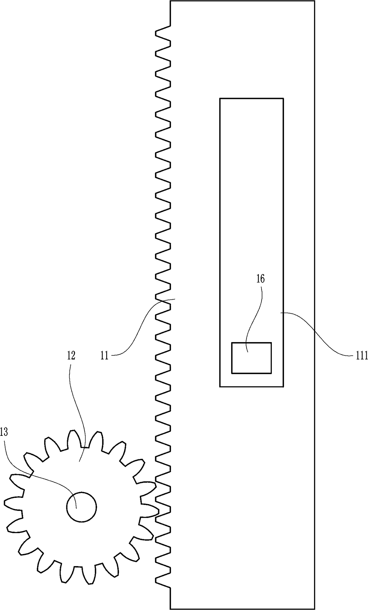 Crushing device for medical small glass garbage