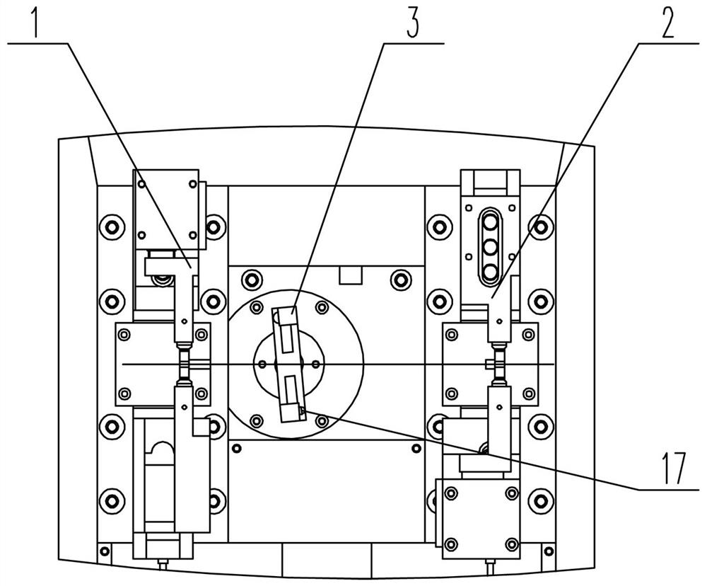 Crankshaft positioning mechanism of numerical control end face milling and center hole drilling machine tool