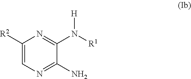 Amino substituted pyrazines as inhibitors or protein kinases