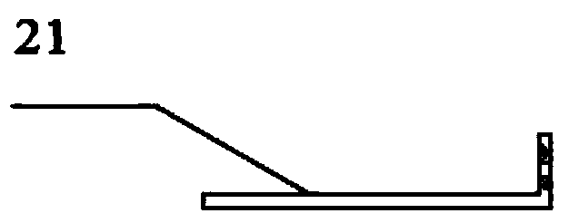 Molded surface connection device between supports