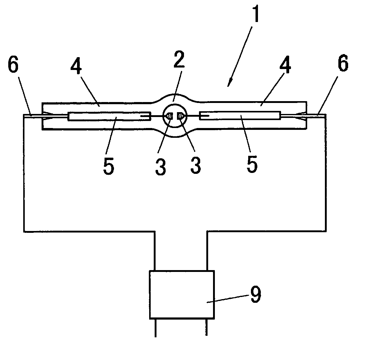 High-pressure discharge lamp