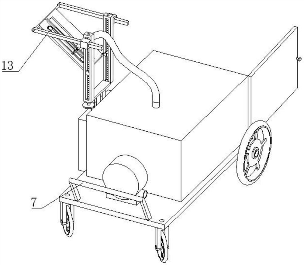 Grape shoot pinching machine