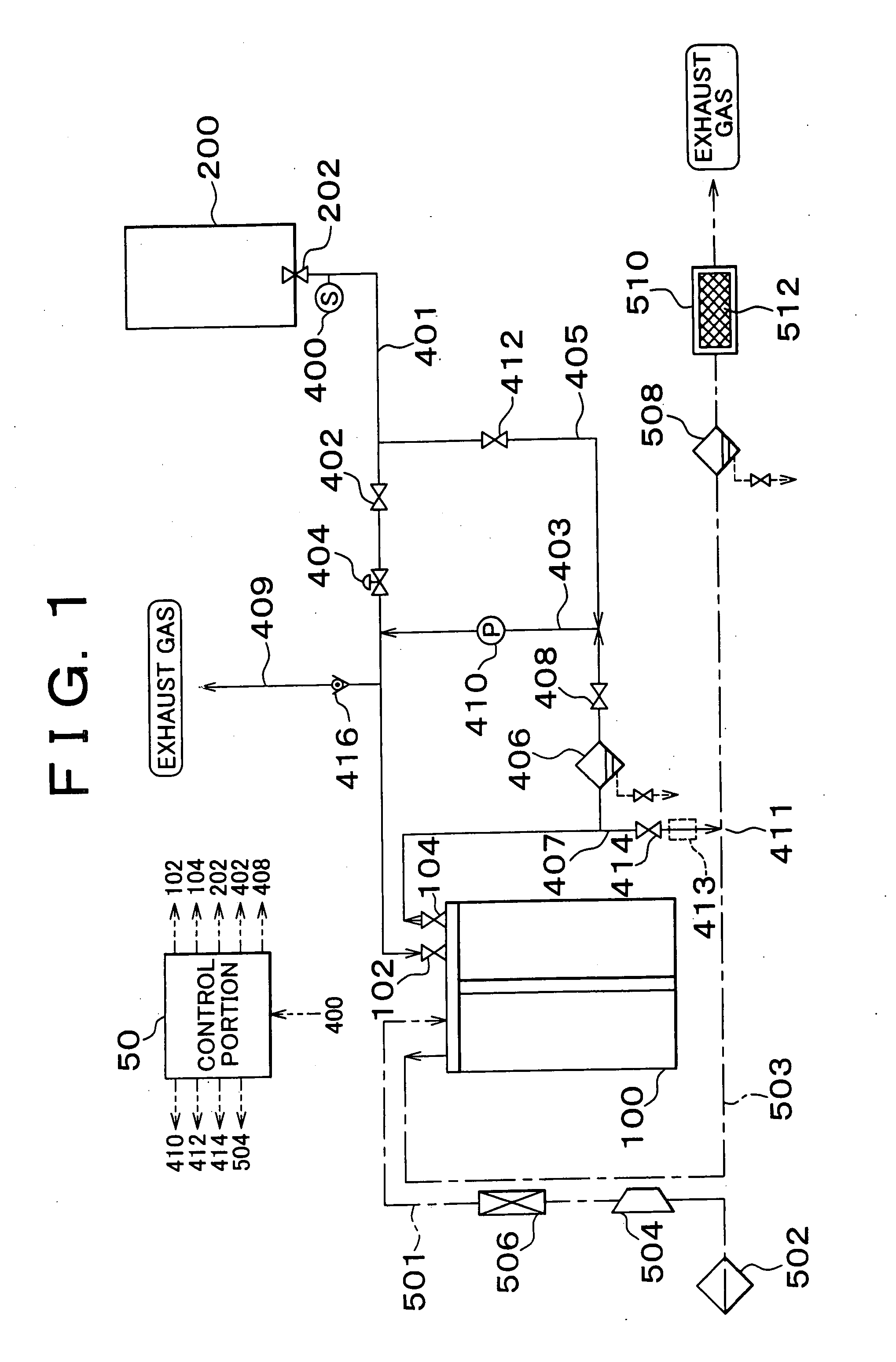 Onboard fuel cell system and method of discharging hydrogen-off gas