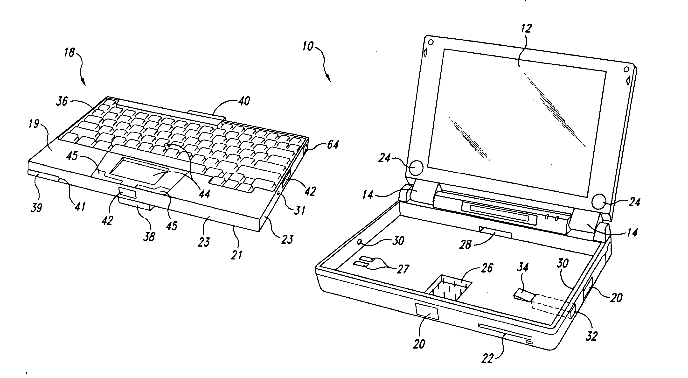 Portable input device for computer