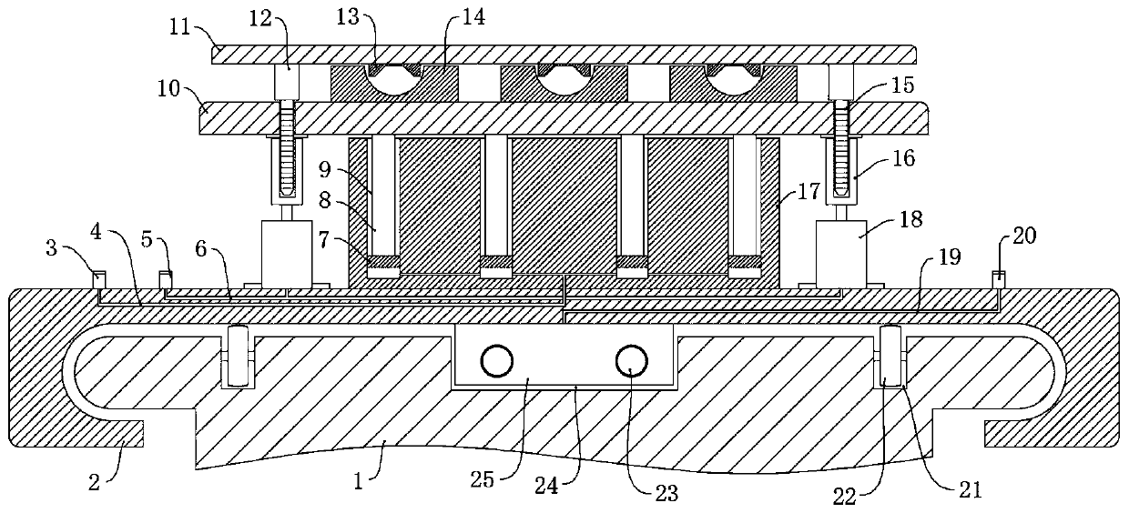 Numerical control machine tool capable of preventing workpiece from deviating