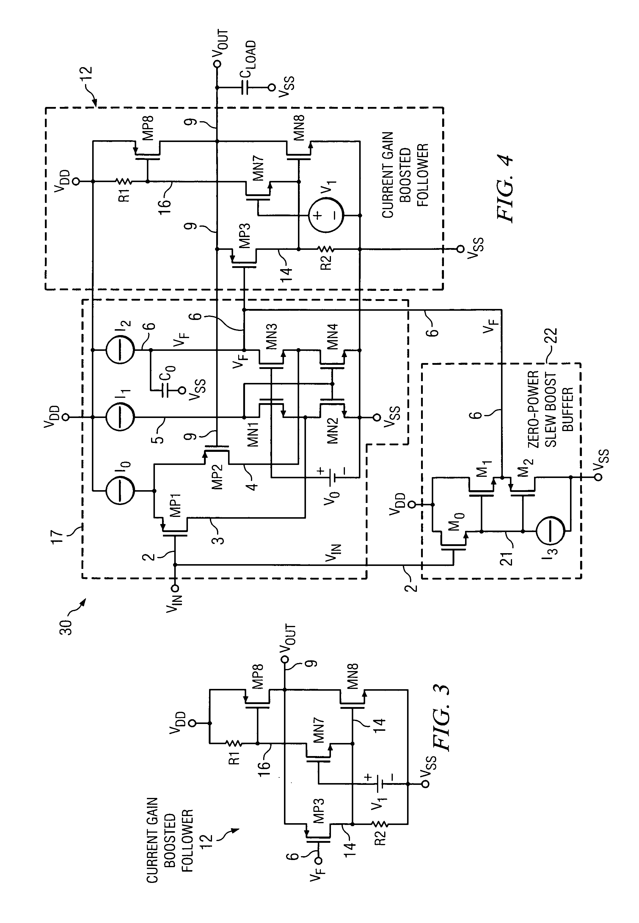 Fast-settling precision voltage follower circuit and method