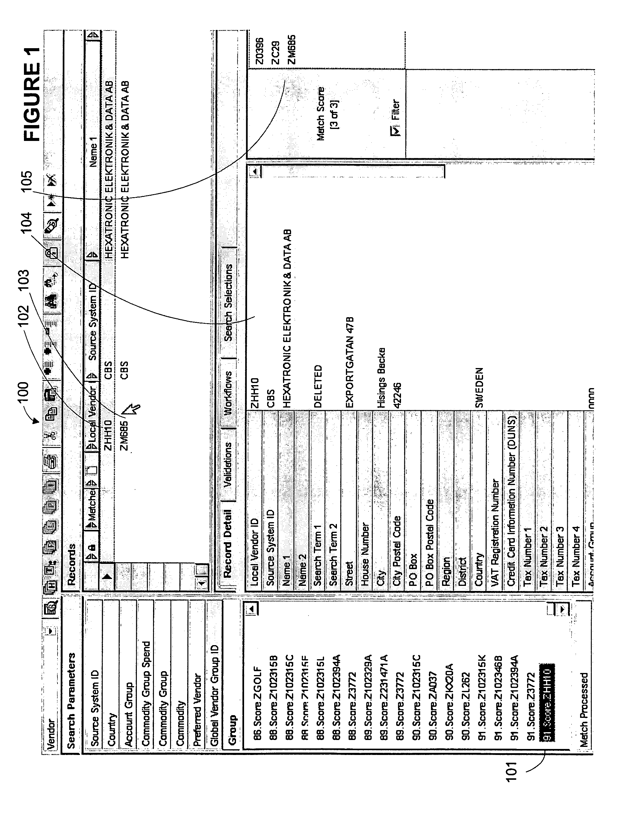 System and method for performing configurable matching of similar data in a data repository