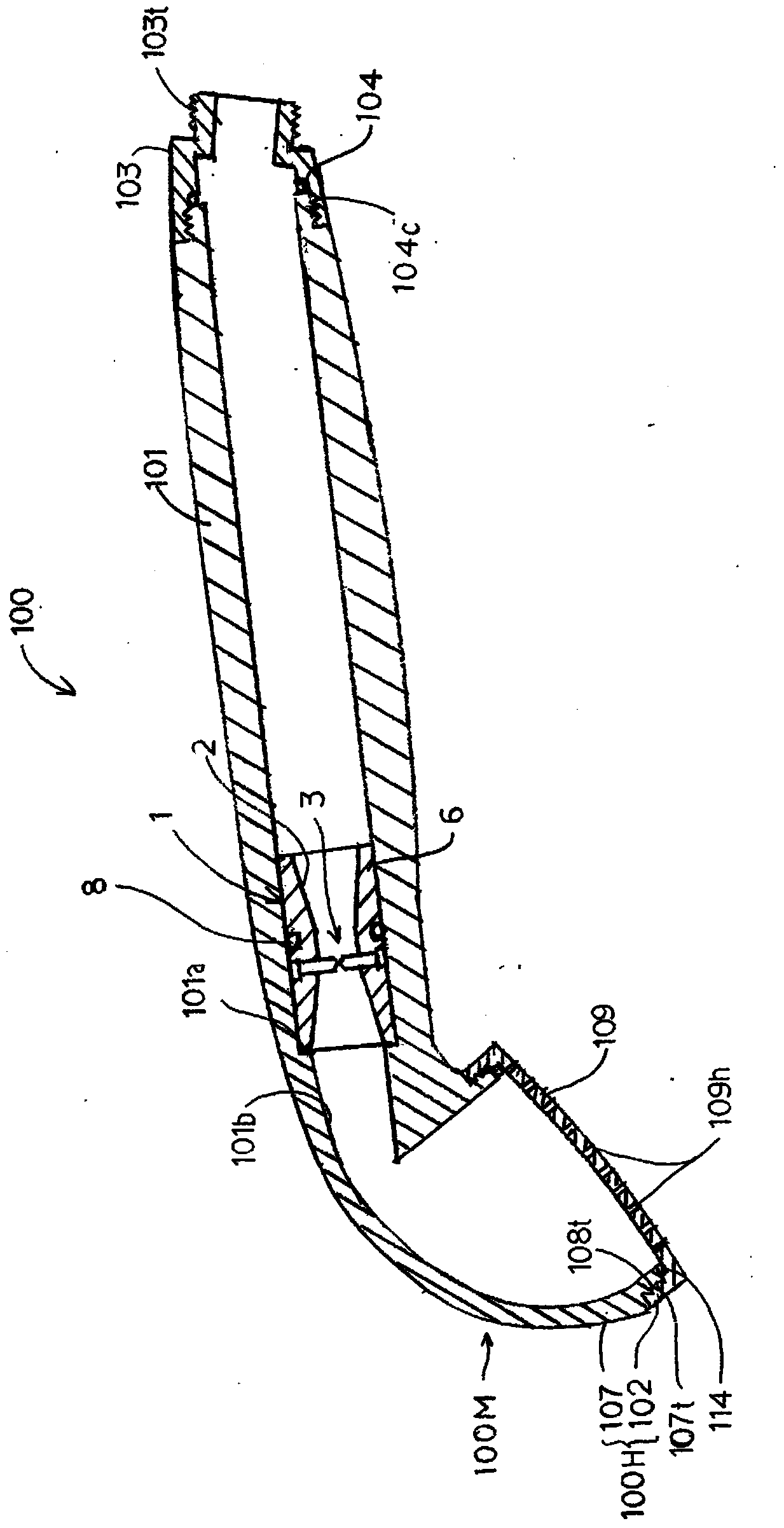 Bubble generating mechanism and showerhead with bubble generating mechanism