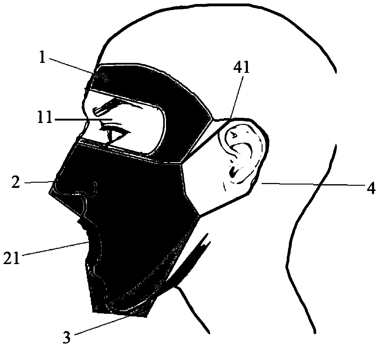 Multifunctional protective mask for oral diagnosis and treatment