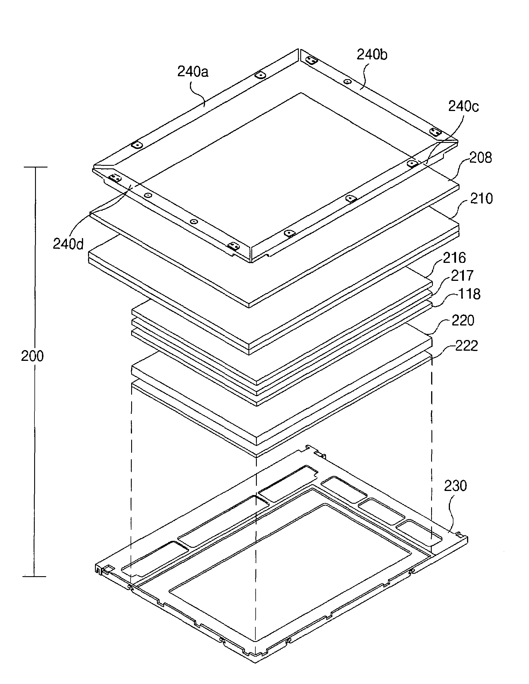 Liquid crystal display module assembly