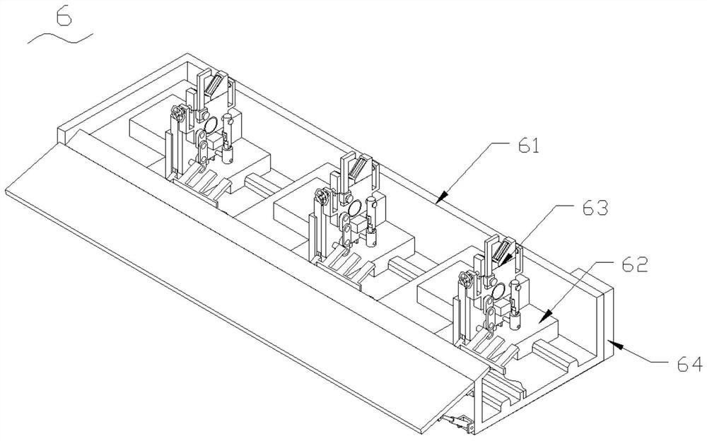 A split-type auxiliary support and unloading device for laser pipe cutting machines