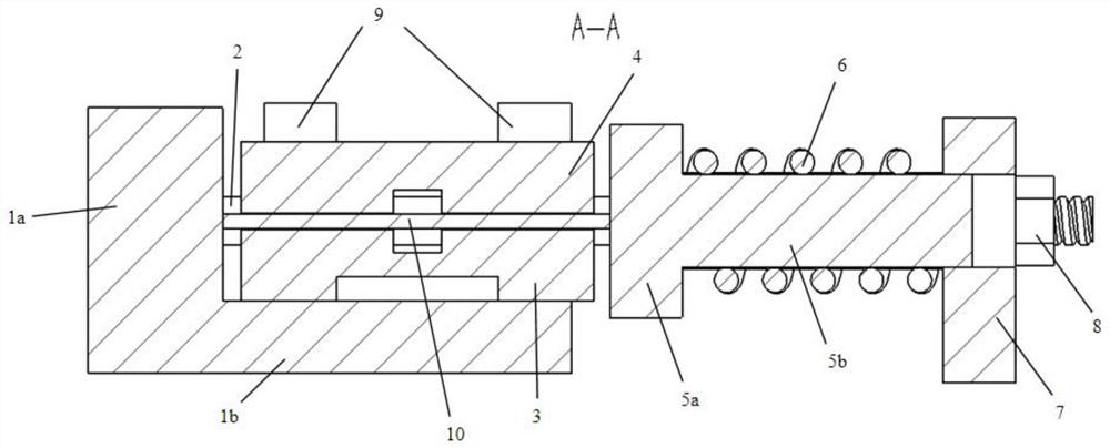 Composite material compression fixture with coupling effect of load and environment and using method