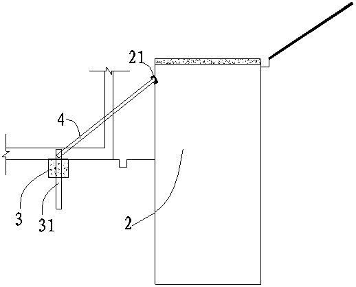 Foundation pit supporting method for preventing displacement limit exceeding of soft base cement mixing pile