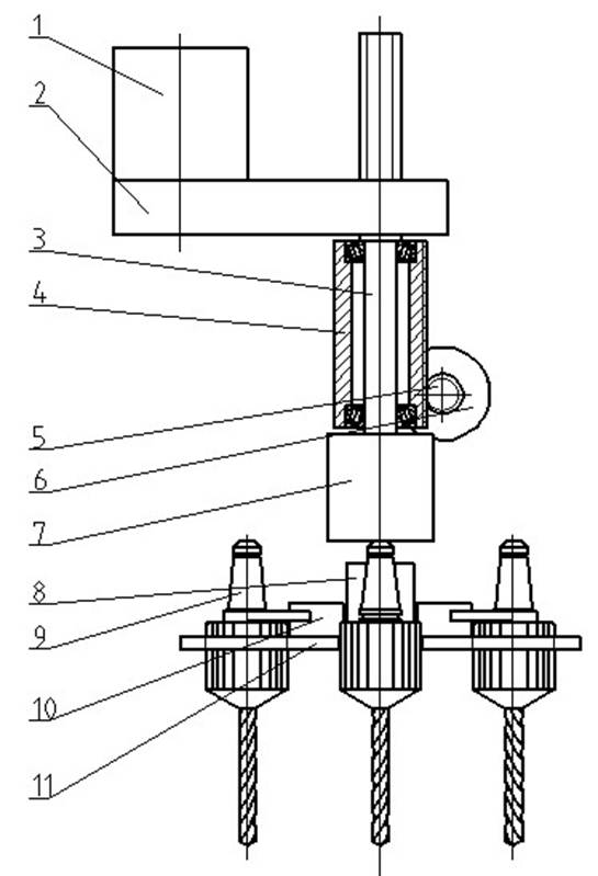 Automatic drill machine and processing technology thereof