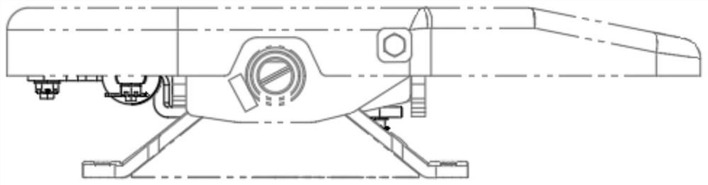 Automatic traction seat picking and hanging and locking and hanging device