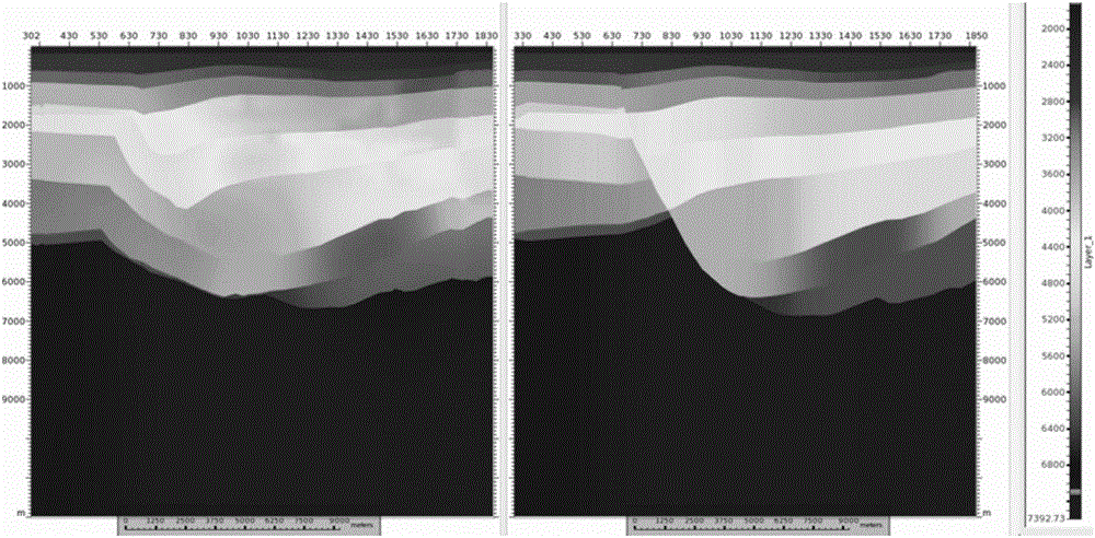 Depth domain velocity modeling method for piedmont zone seismic data processing
