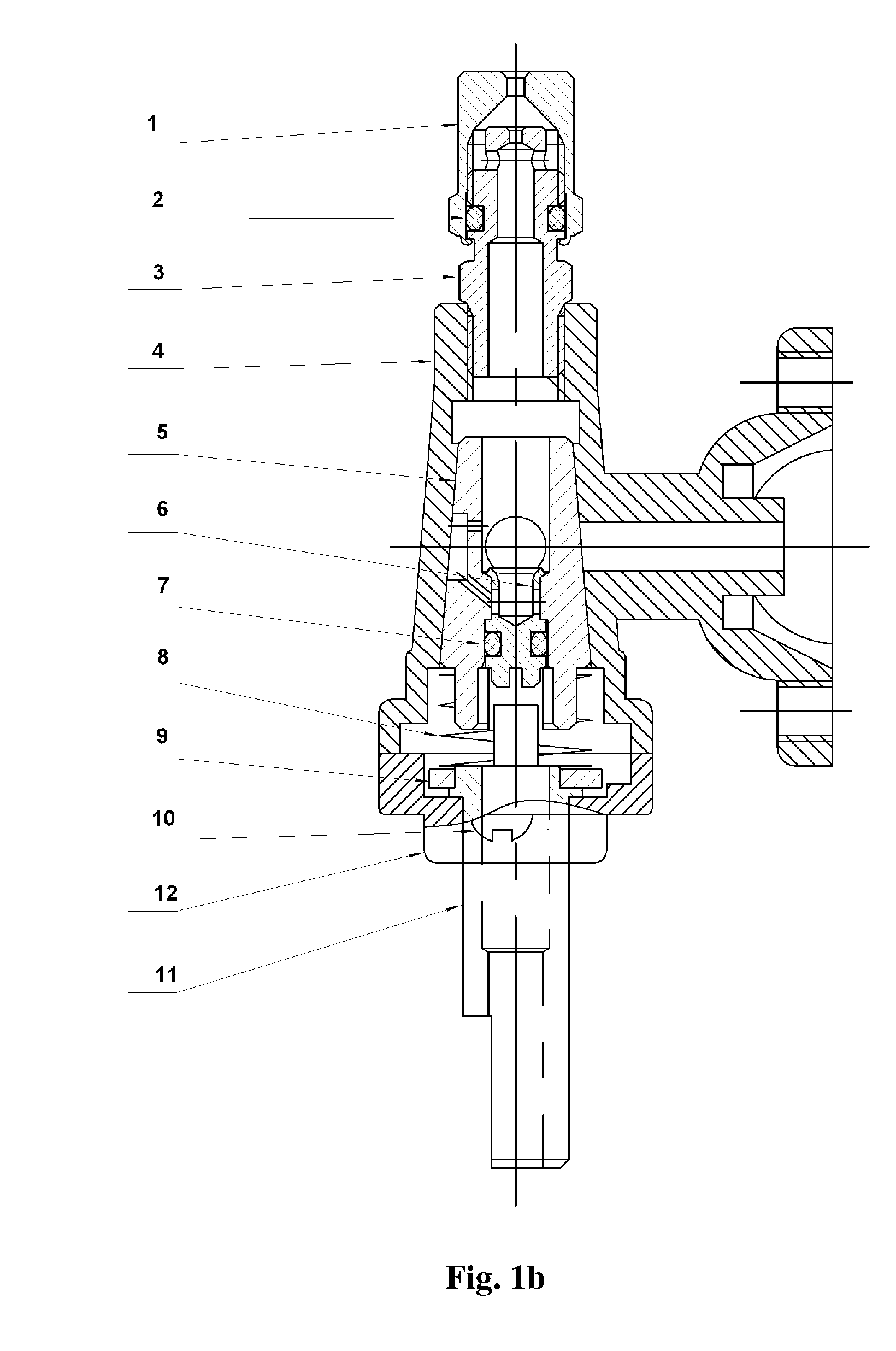 Manual gas valve with natural/lp gas conversion capability