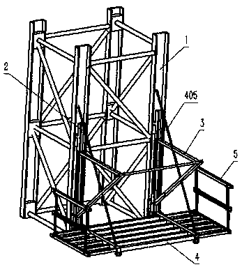 Portable platform for tower crane bracket welding