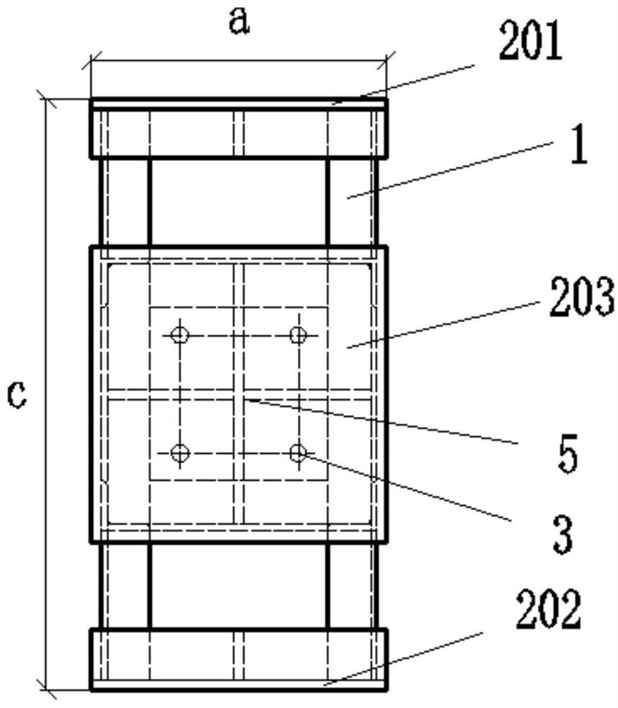 Modularized supporting unit of steel structure