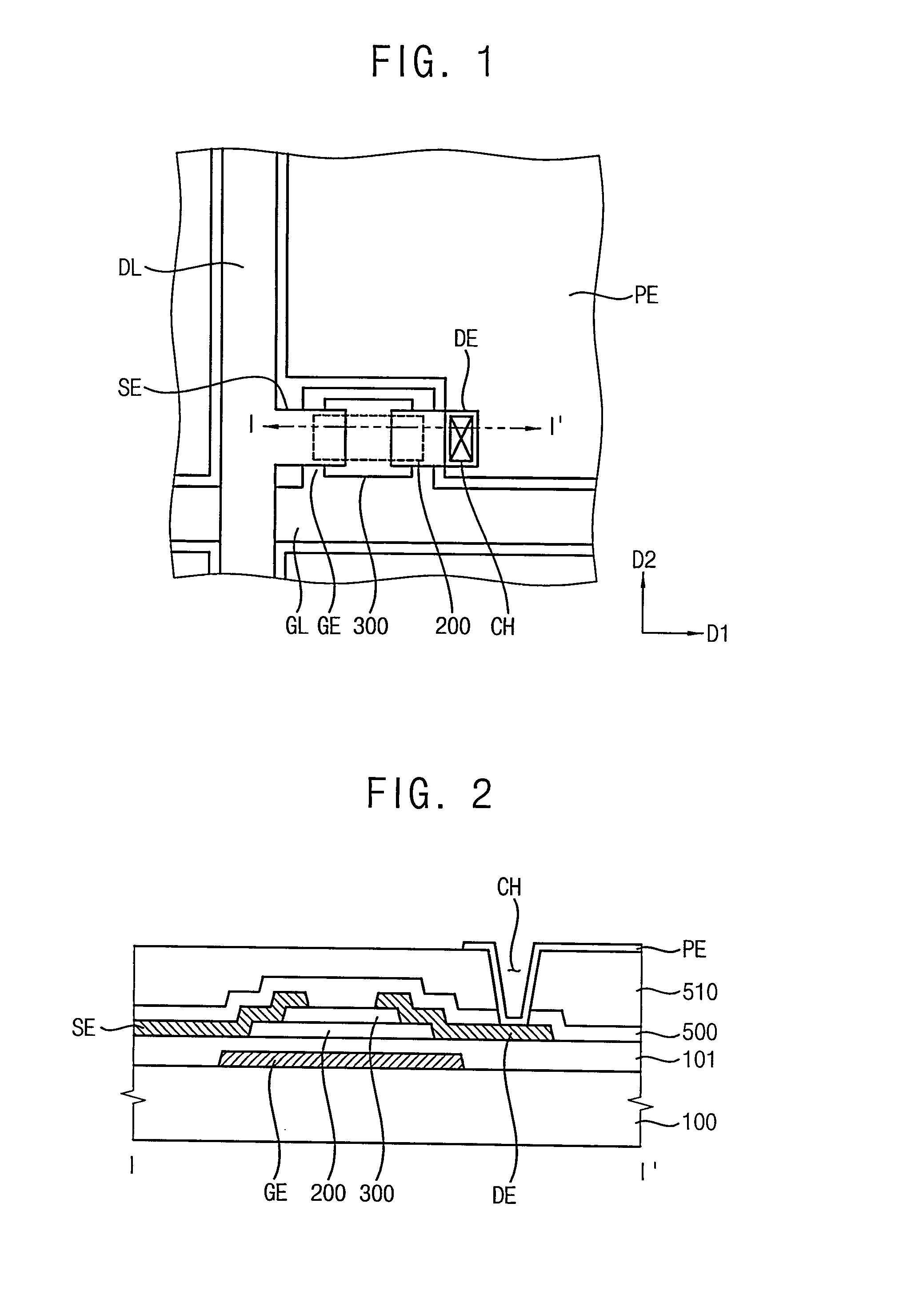 Thin film transistor, display substrate and method of manufacturing a thin film transistor