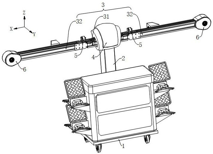 Automobile four-wheel aligner