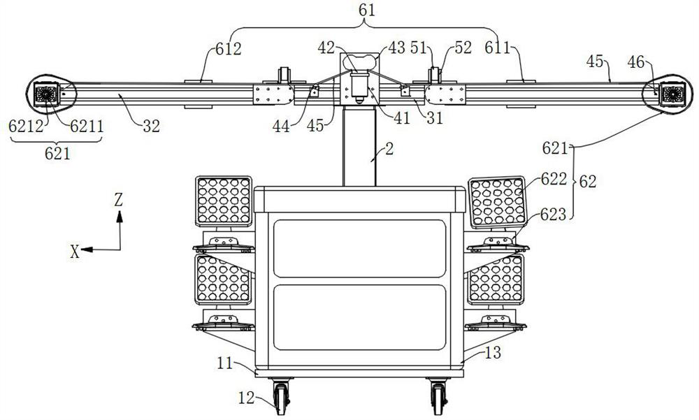 Automobile four-wheel aligner