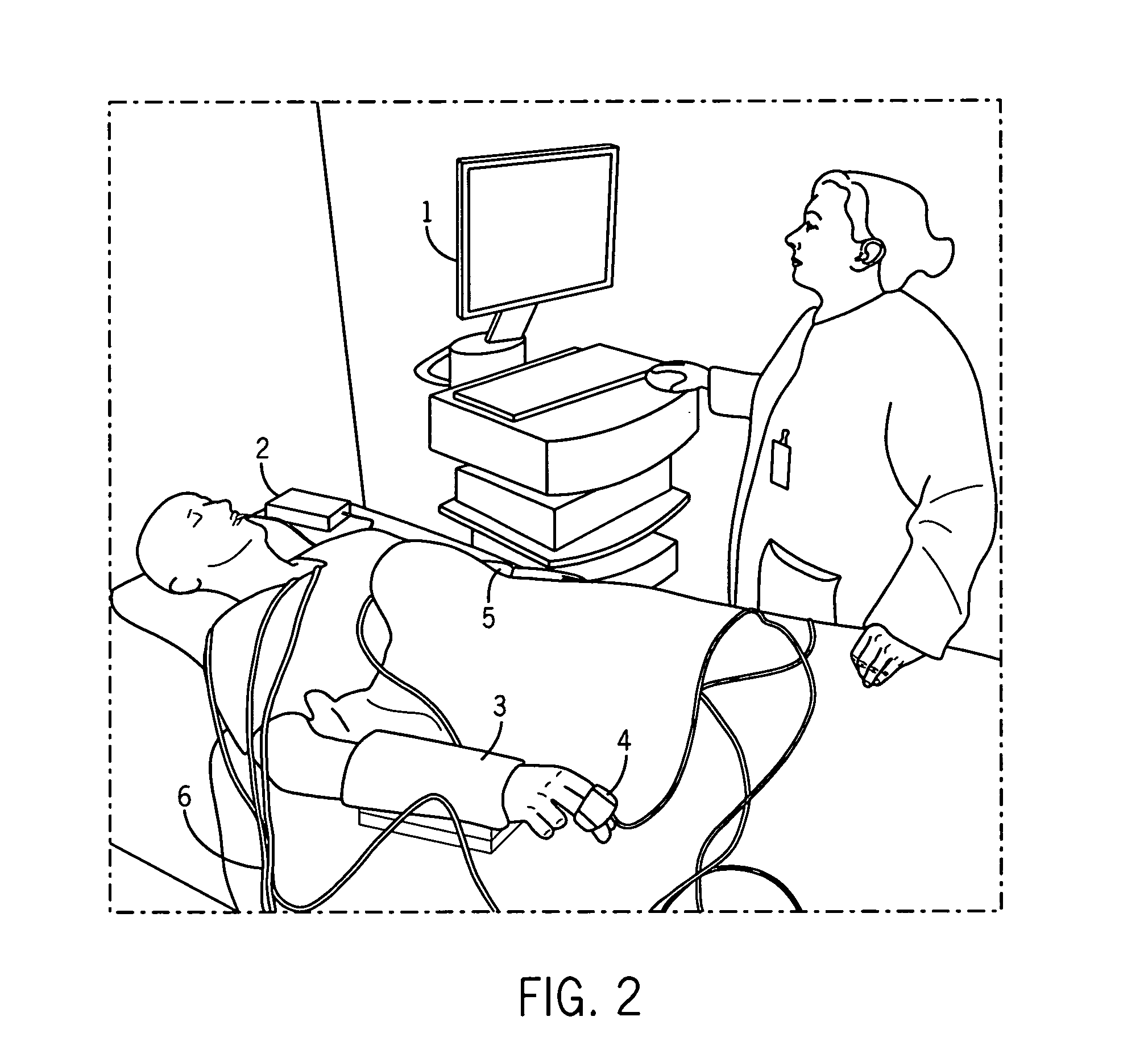 Hemodynamic parameter (Hdp) monitoring system for diagnosis of a health condition of a patient