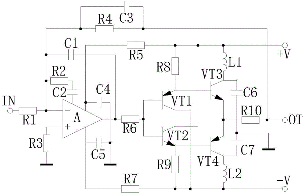Broadband power amplifier circuit