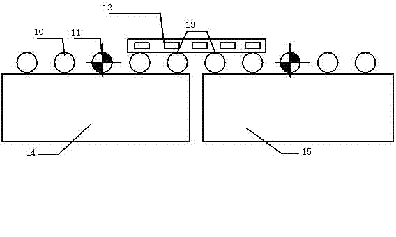 Method for installing fan-shaped sections of slab continuous casting machine