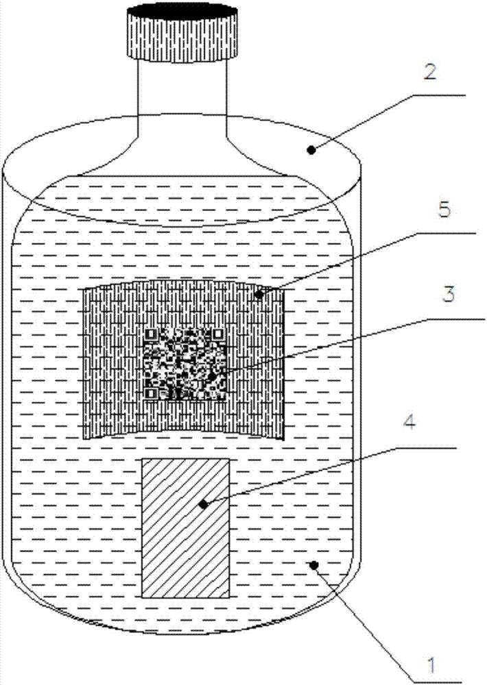 Packaging structure with identification code and reading method of identification code