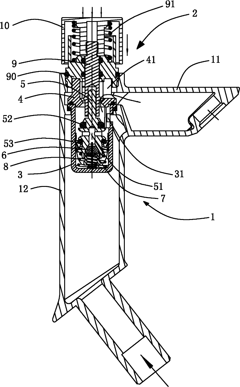 Time-delay flushing valve