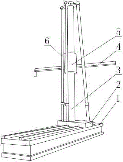 Three-coordinate measuring instrument convenient for field measurement