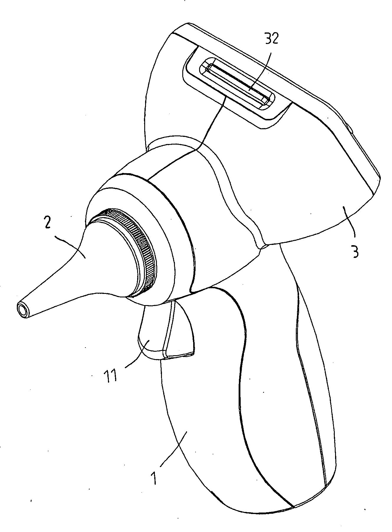 Portable otoscope device
