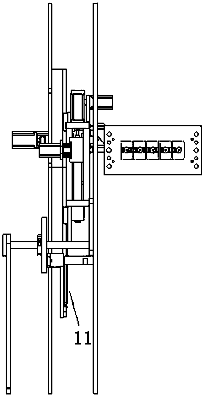 Manipulator vacuum drug absorption plate connecting and discharging mechanism