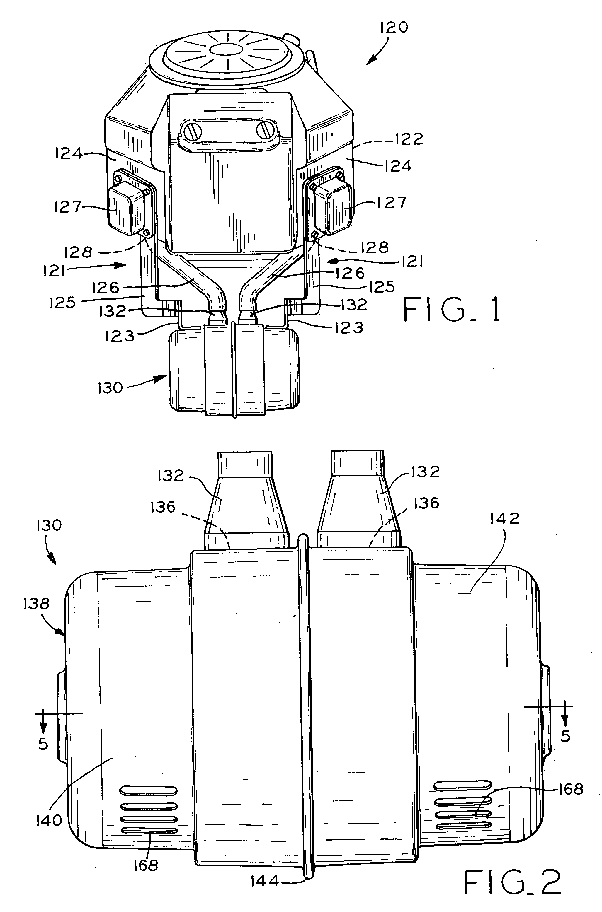 Tuned exhaust system for small engines