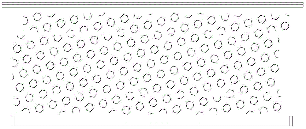 Particle bed supporting structure and axial-radial catalytic reactor