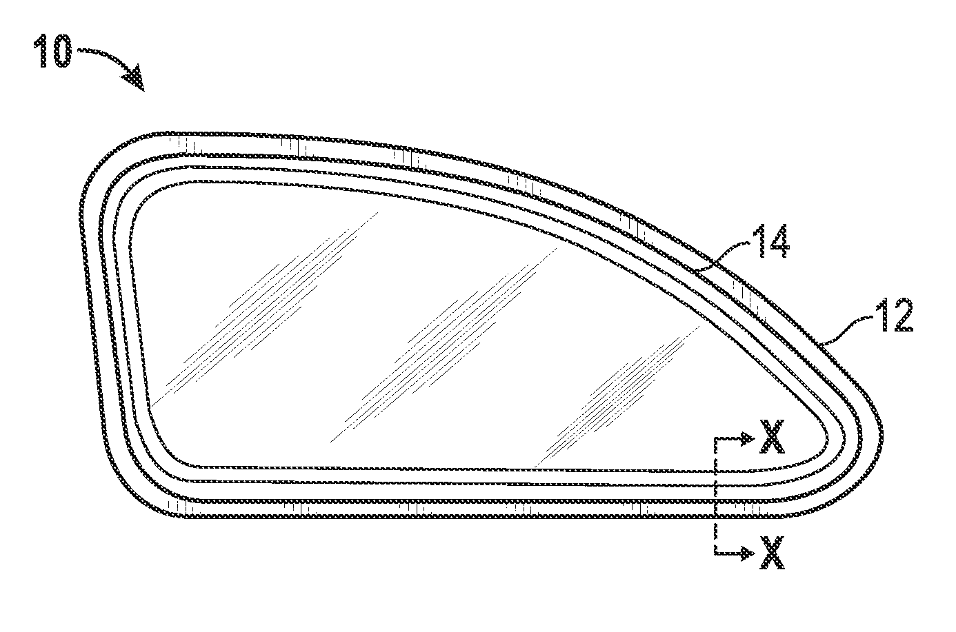 Elastically deformable flange locator arrangement and method of reducing  positional variation
