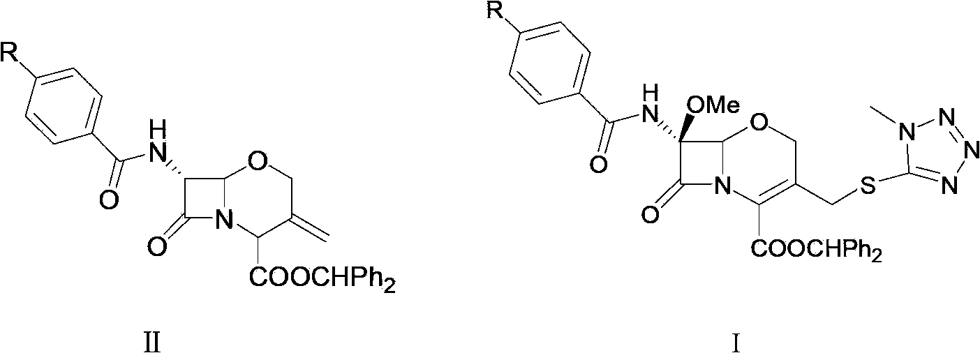Method for preparing oxygen cephalosporin compound