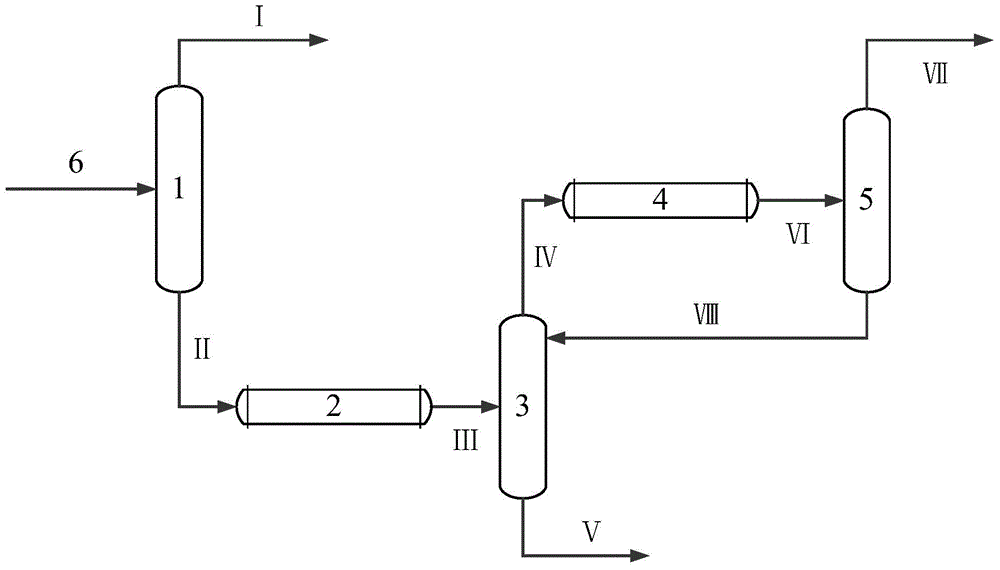 Method for reducing energy consumption in the process for separation of 1,3-pentadiene from petroleum cracking C5 fraction