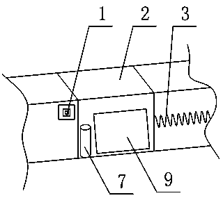 Folding type slide and building formed by same