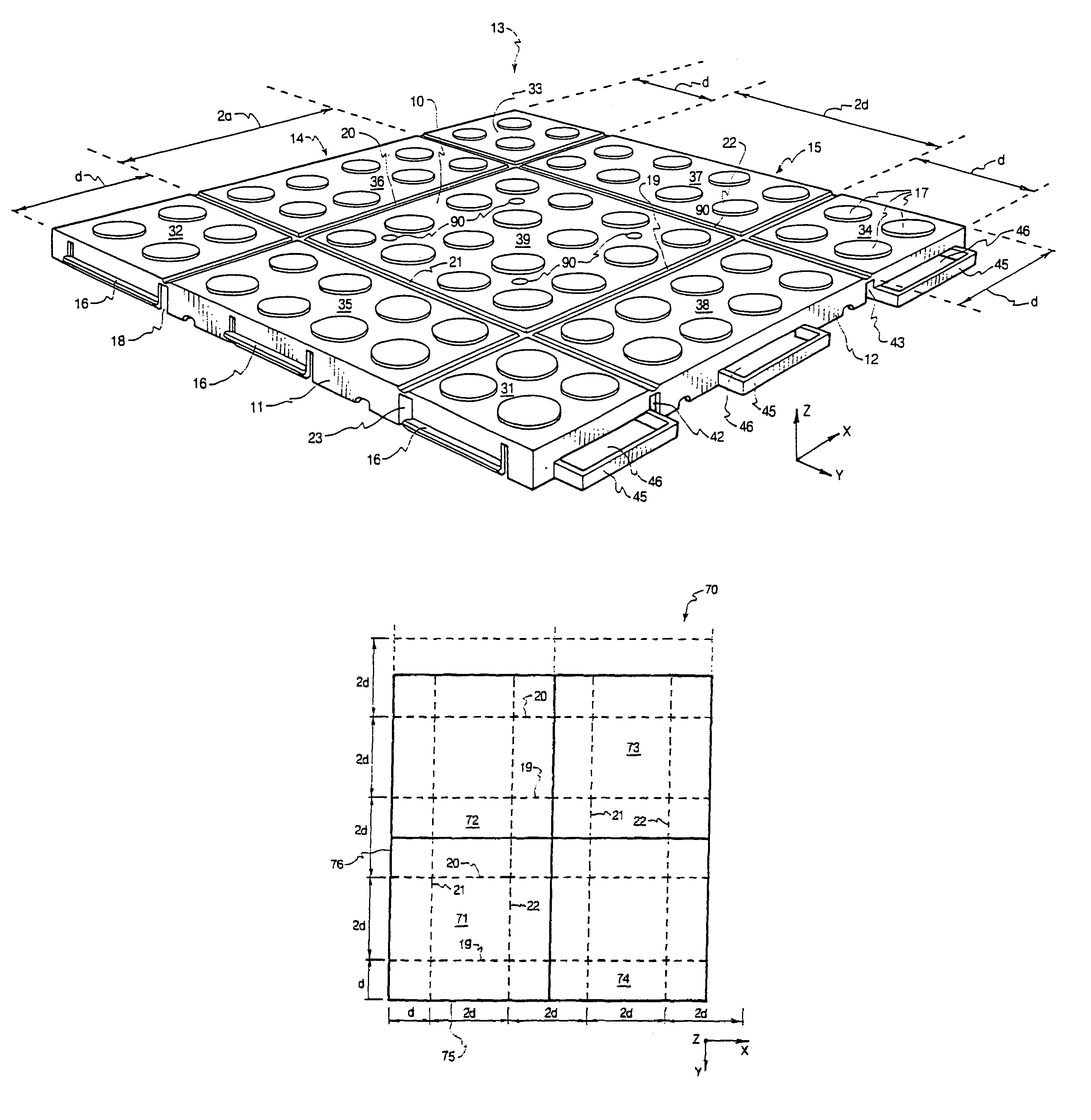 Roll-up floor tile system and method