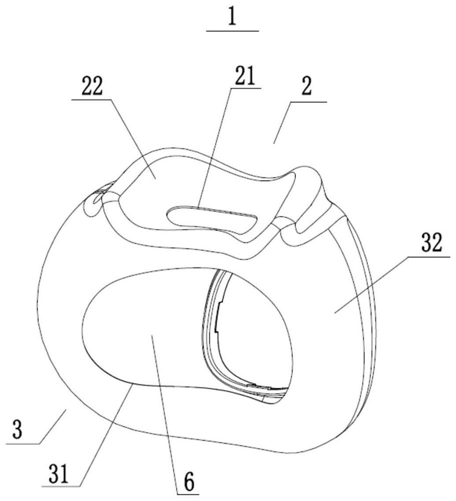 Mouth-nose pad and patient interface device