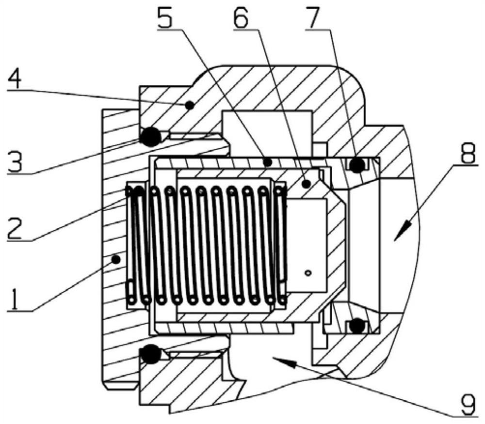 Safety valve and oil filter integrated assembly