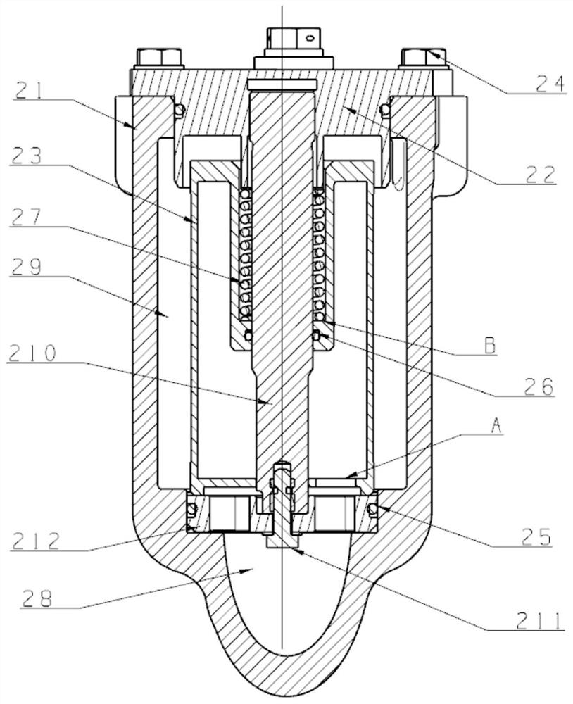 Safety valve and oil filter integrated assembly